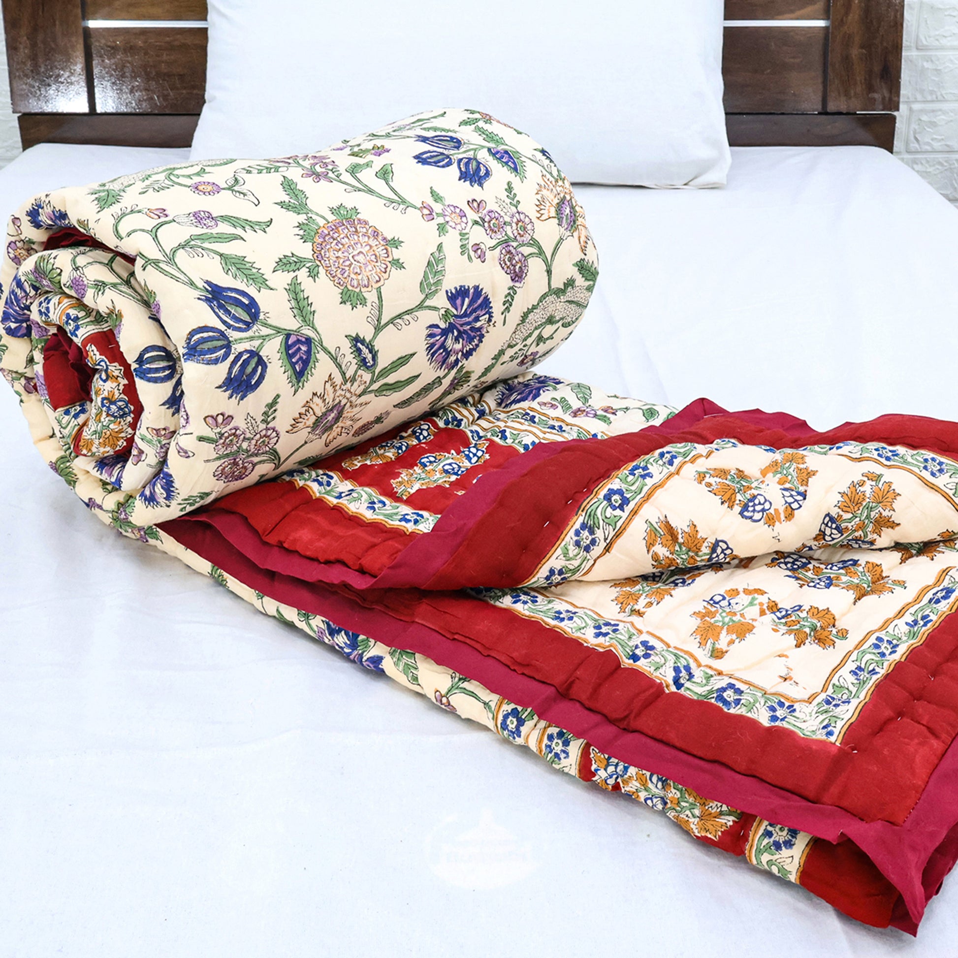 Hand Block Printed Cotton Quilts - My Store