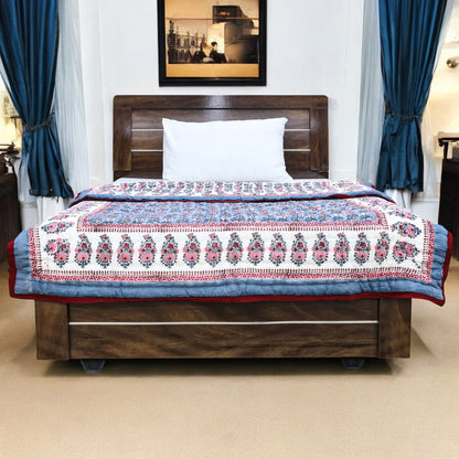 Indian Hand Block Print Reversible Cotton Quilts - My Store