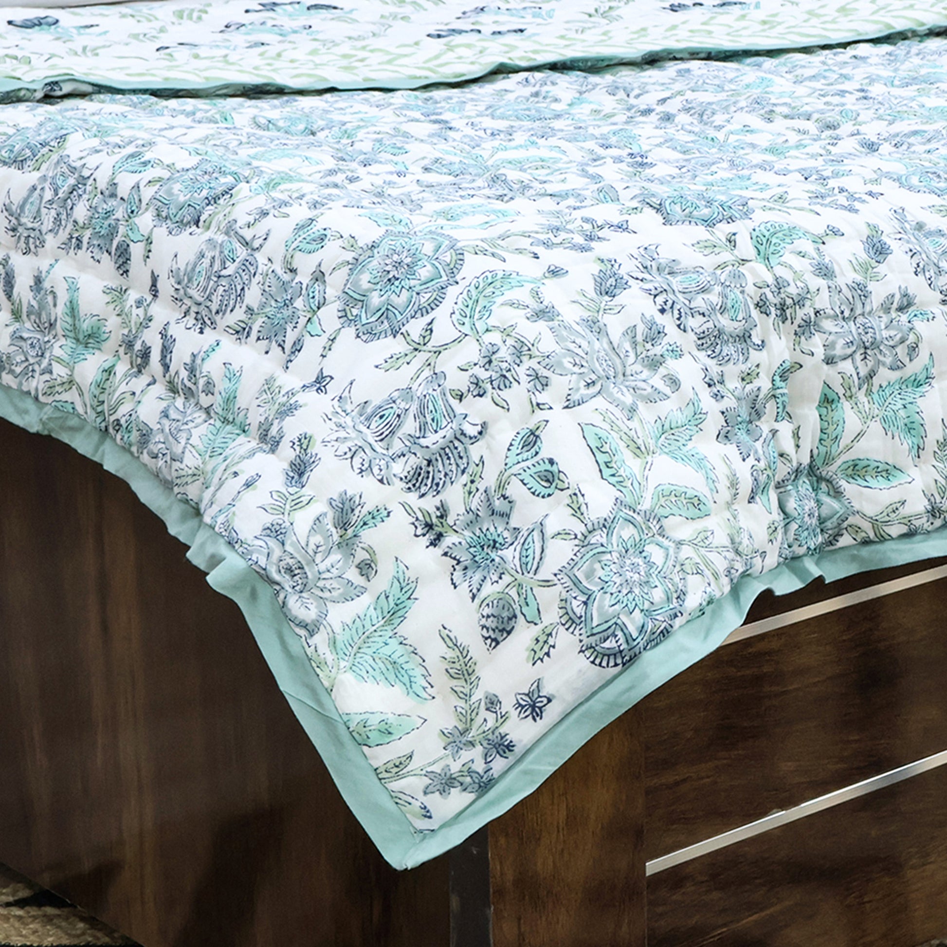 Indian Handmade Block Printed Cotton Quilts - My Store