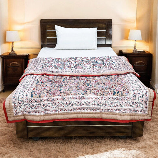 Hand Block Print Cotton Reversible Quilts - My Store