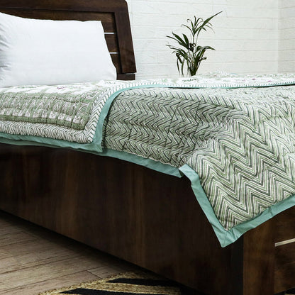 Handmade Block Printed Cotton Quilts-37 - My Store