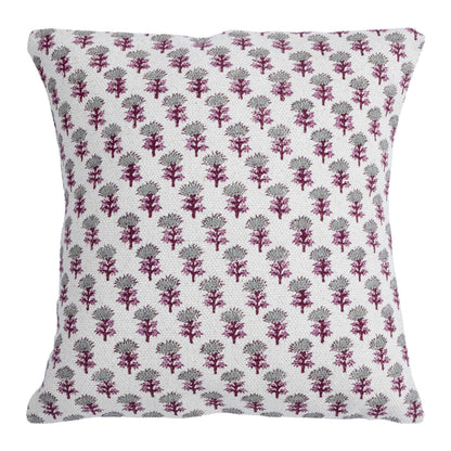 Block Printed Cotton Cushion Cover Floral Print Pillow Cover Handmade Boho Sofa Decor Cushion Cover Case